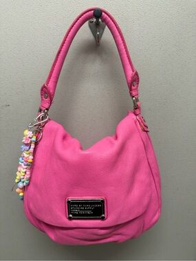 Marc by Marc Jacobs Pink Leather Shoulder Hobo
